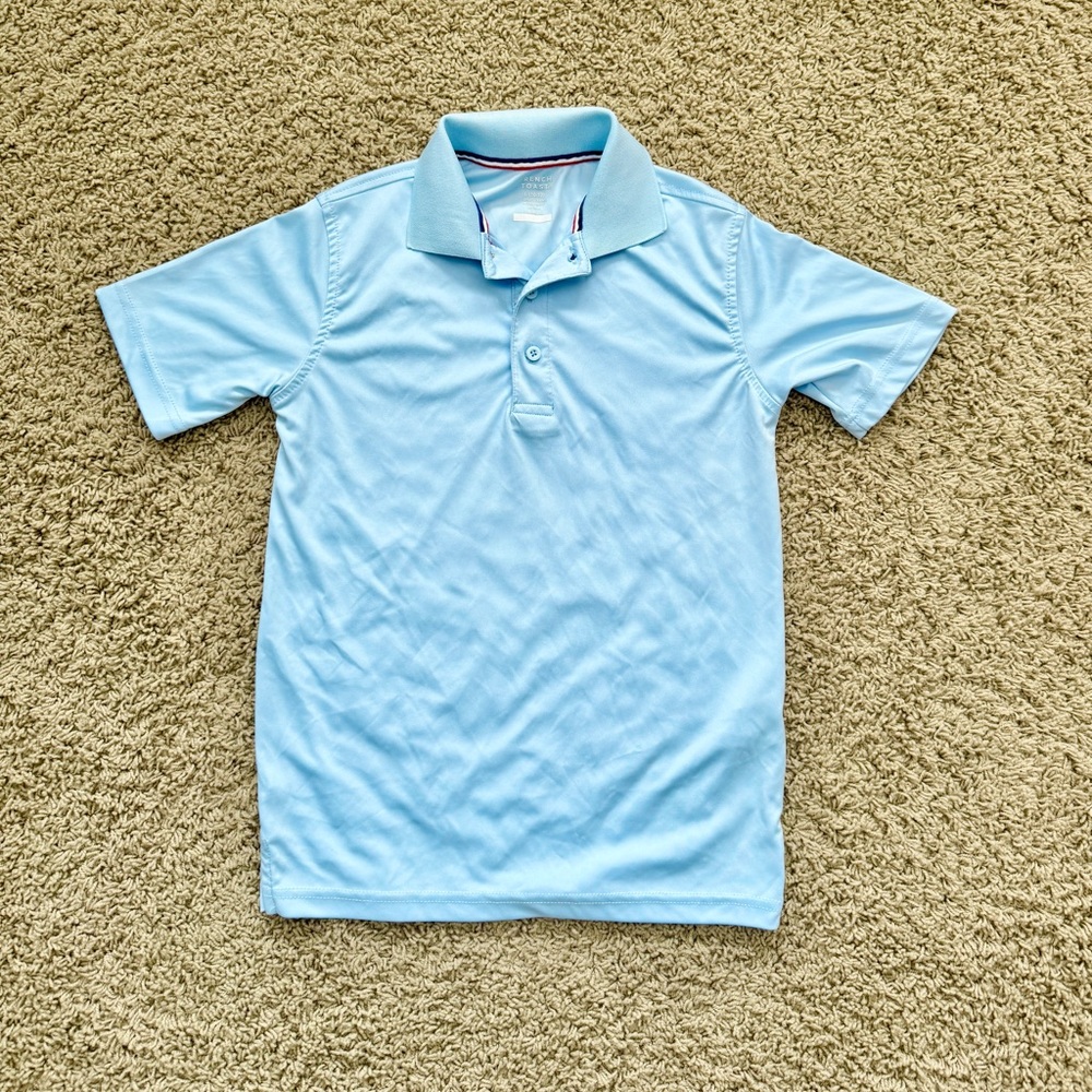 Boys' Moisture Wicking Performance Sport Polo Short Sleeve Shirt, L or 10/12